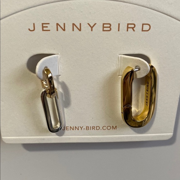 Jenny Bird Jewelry - Jenny Bird Gold and Silver Hoop Earrings